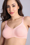 Zivame Essentials Double Layered Non Wired Full Coverage T-Shirt Bra - Peach Pearl — thumbnail 4